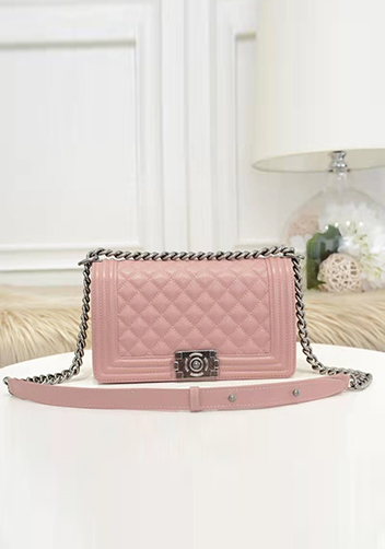 Ingrid Litchi Leather Flap Pink