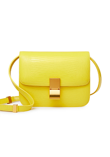 Martha Small Lizard Leather Yellow Martha Small Lizard Leather Yellow
