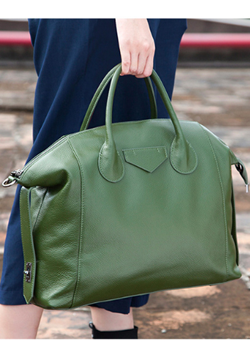 Christi Soft Leather Large Bag Green Christi Soft Leather Large Bag Green