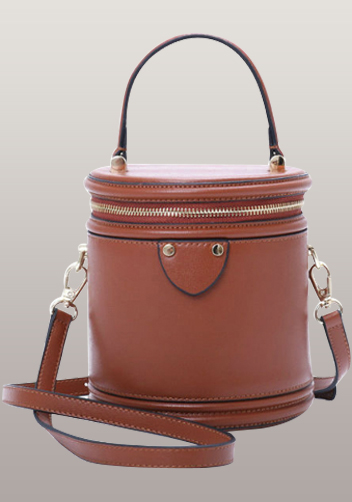 Kathryn Leather Shoulder Bag Brown