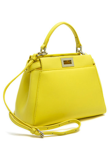 Carrie Smooth Leather Mini Bag Yellow Carrie Smooth Leather Mini Bag Yellow