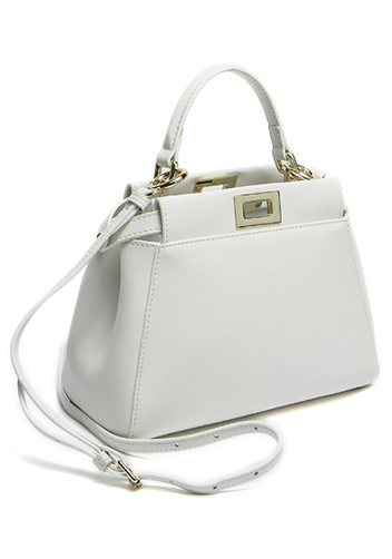 Carrie Smooth Leather Mini Bag White Carrie Smooth Leather Mini Bag White