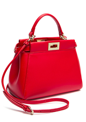 Carrie Smooth Leather Mini Bag Red Carrie Smooth Leather Mini Bag Red