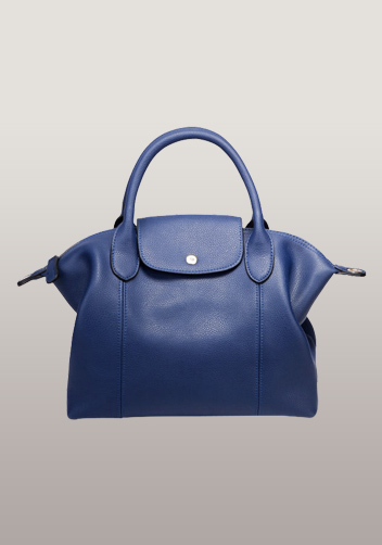 Rachele Leather Medium Bag Light Blue