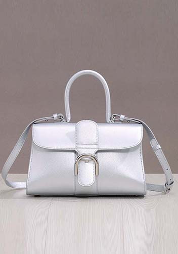 Hurricane Smooth Leather Shoulder Bag Sliver
