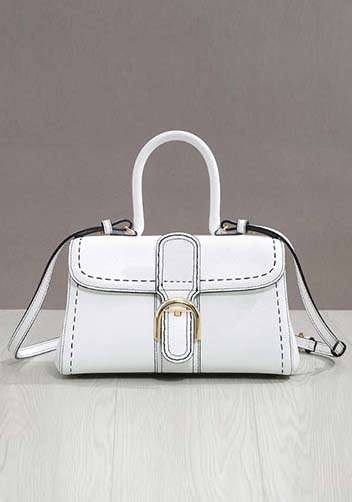 Hurricane Leather Shoulder Bag White