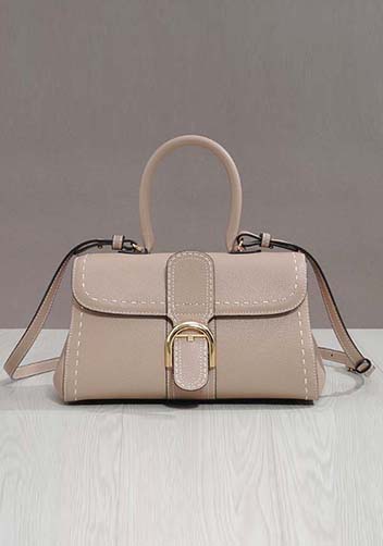 Hurricane Leather Shoulder Bag Grey