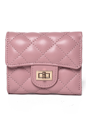 Kimberly Wallet Lambskin Leather Light Pink