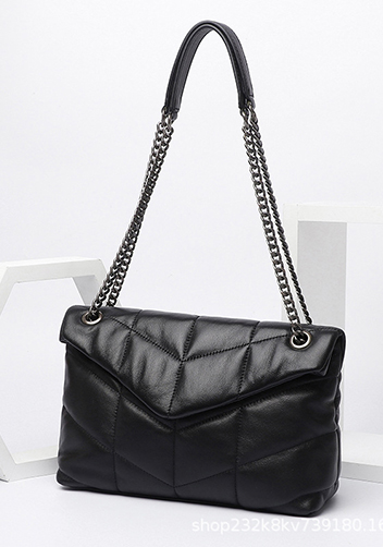 Yvonne Small Envelope Shoulder Bag Lambskin Black Yvonne Small Envelope Shoulder Bag Lambskin Black