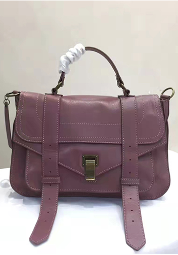The Cartable Leather Bag Burgundy