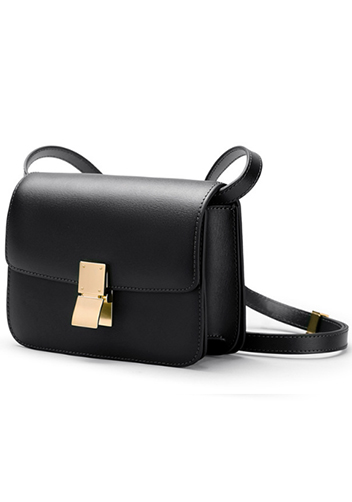 Martha Classic Leather Bag Black Martha Classic Leather Bag Black