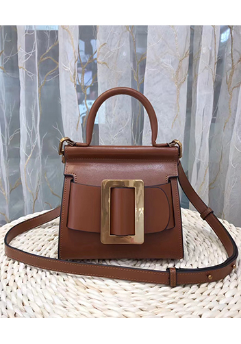 Alena Buckle Belt Top Handle Small Bag Camel Alena Buckle Belt Top Handle Small Bag Camel