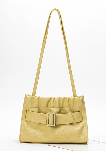 Alena Buckle Shoulder Bag Yellow