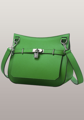 Birgit Calf Leather Shoulder Bag Green Birgit Calf Leather Shoulder Bag Green