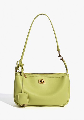 Monaco Glam Carry All Leather Clutch Bag Kiwi