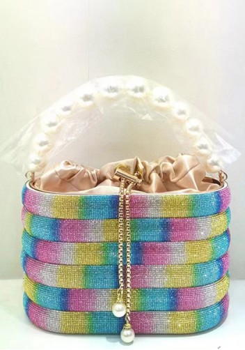Elise Crystal-Embellished Bucket Candy
