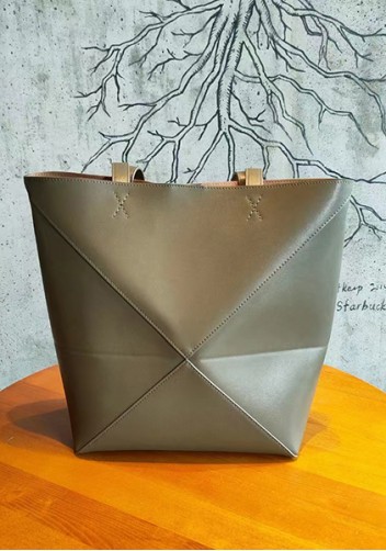 Adrienne Patchwork Leather Medium Tote Green