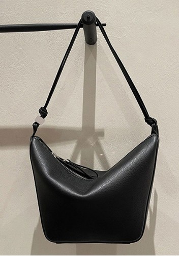 Adrienne Leather Hobo Bag Black
