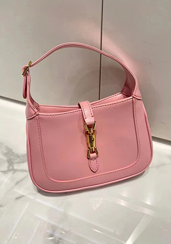 Daphne Leather Shoulder Bag Pink