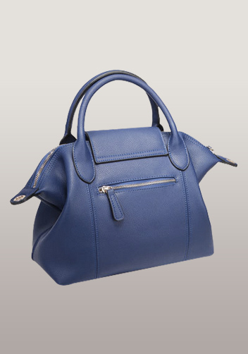 Rachele Leather Medium Bag Light Blue