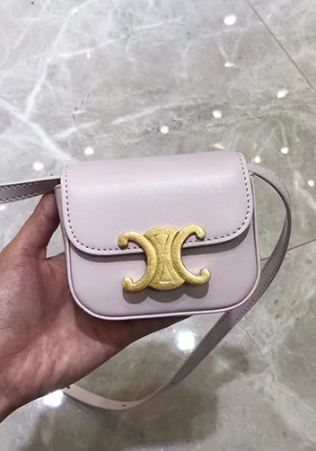 Yuga Leather Lipstick Headset Mini Bag Purple