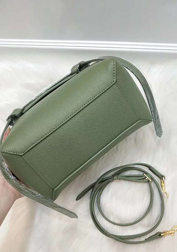 Debbie Top Handle Nano Bag Dark Green